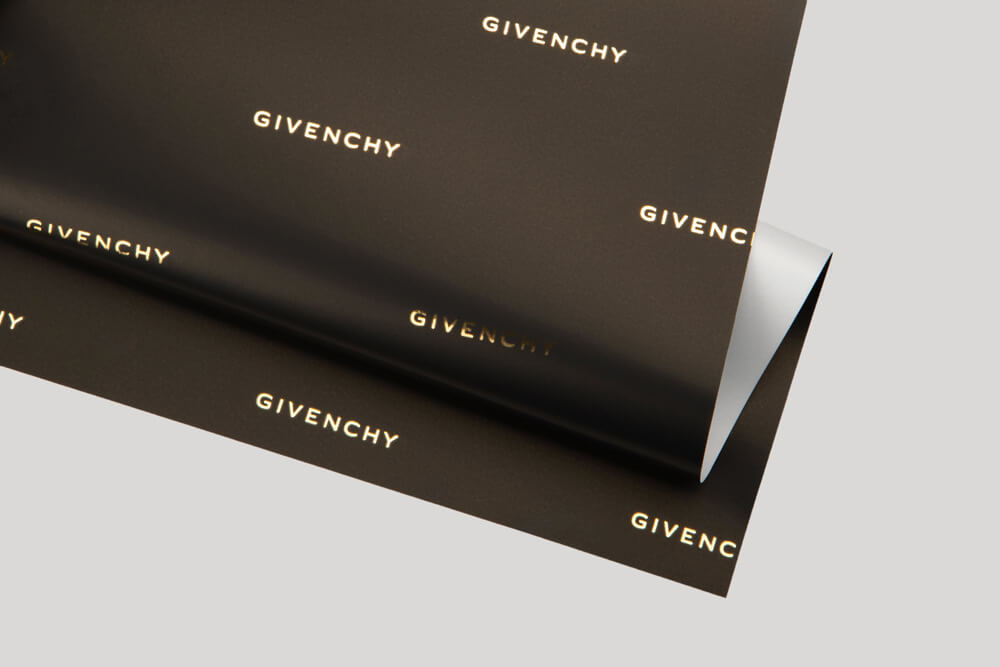 Bespoke wrapping paper with logo - POLYCOATED PAPER