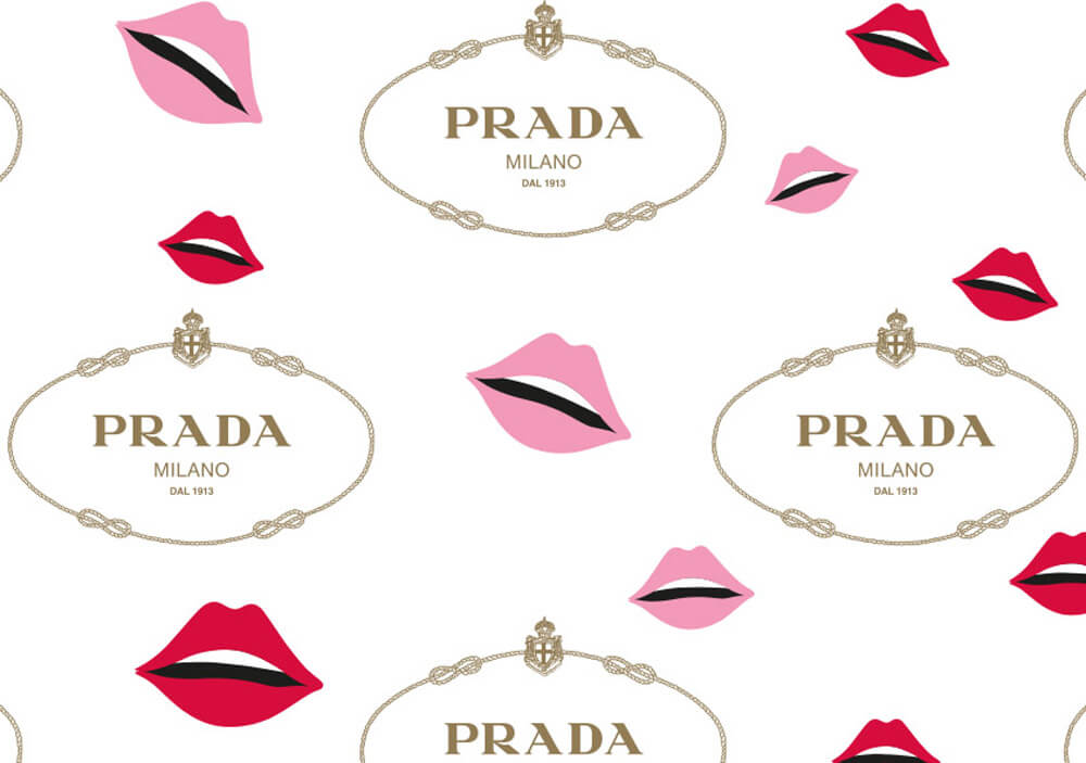 tissue paper clothing wrapping packaging - custom tissue paper to wrap clothing with logo PRADA